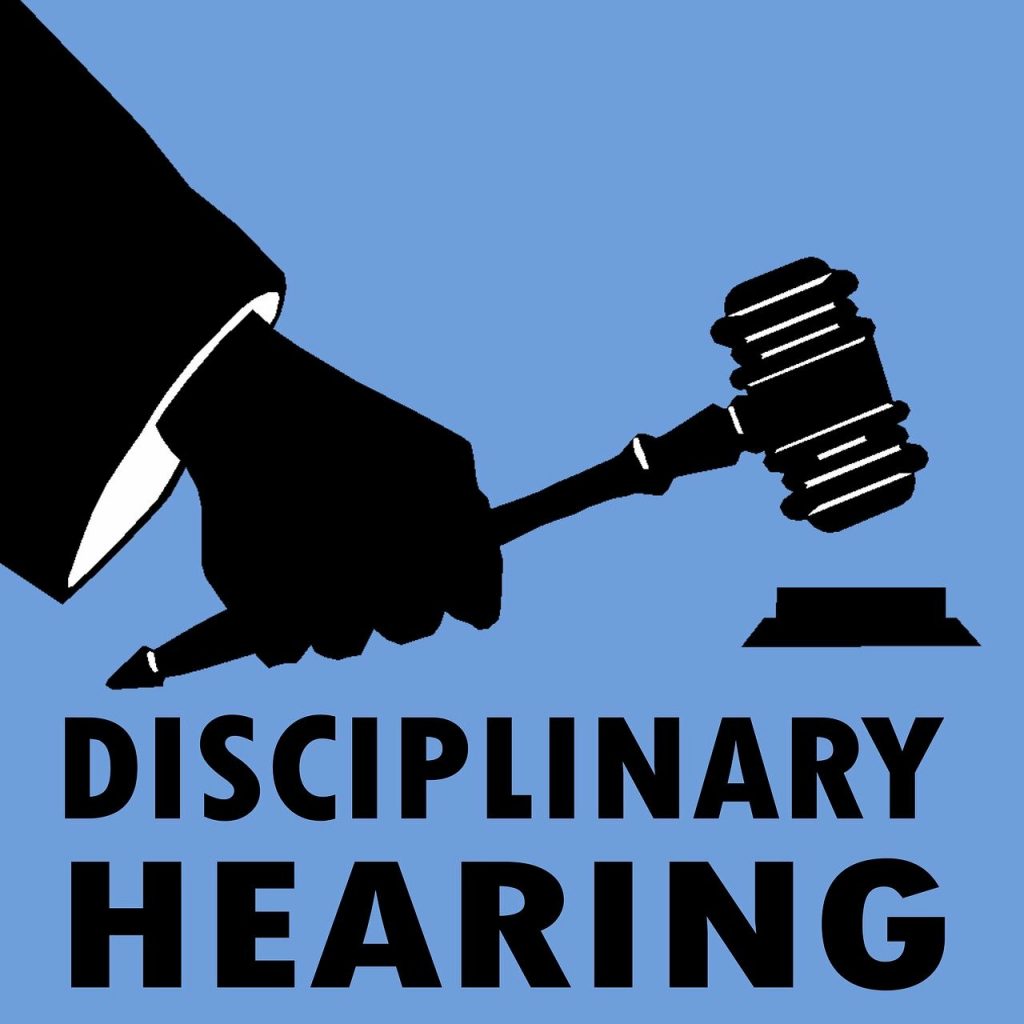 disciplinary proceedure