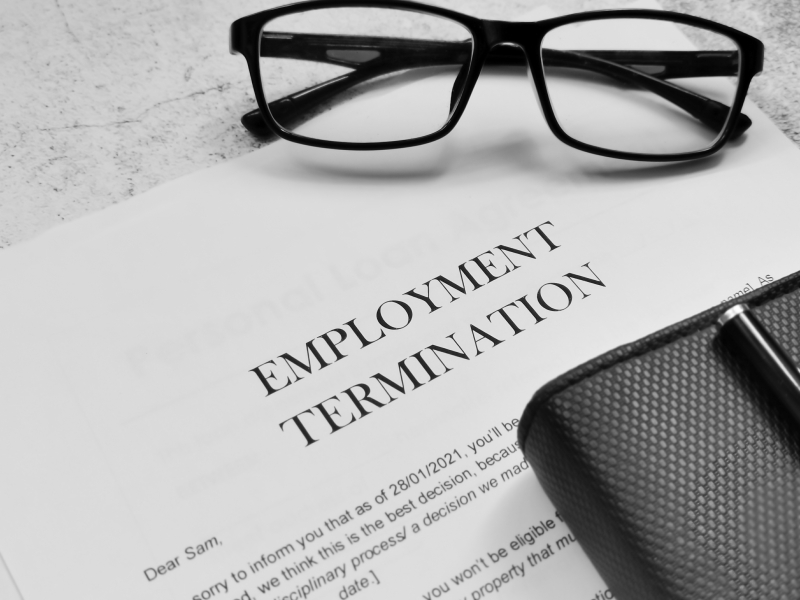 dismissing an employee within 2 years